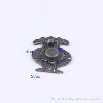 Factory Supply Zinc Alloy Antique Brass Box Snap Button Latch